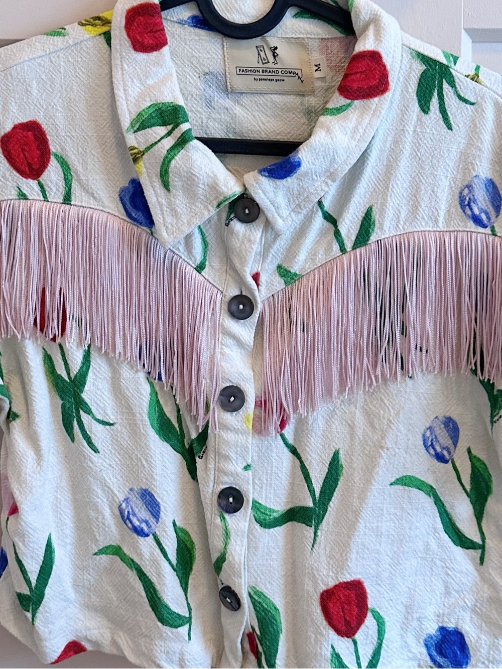 Fashion brand company fringe tulip blouse - Picture 4 of 4